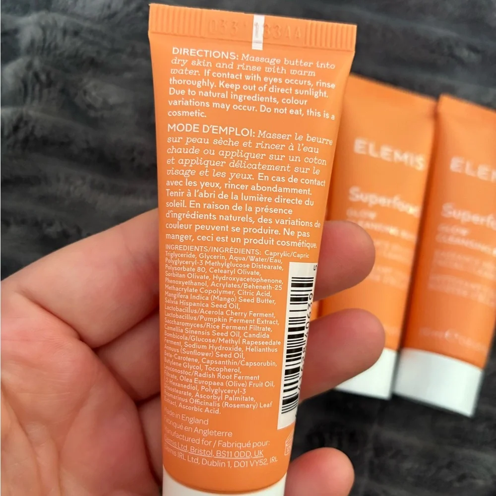 4 x Elemis superfood AHA glow cleansing butter 20ml - Picture 3 of 4